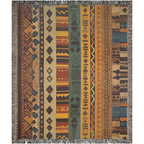 Ndelebe  - Woven Throw Blanket - African Inspiration for Modern Lifestyle